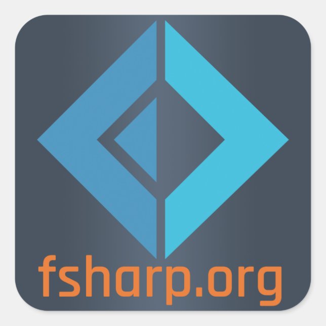 F# Software Foundation Stickers (Front)