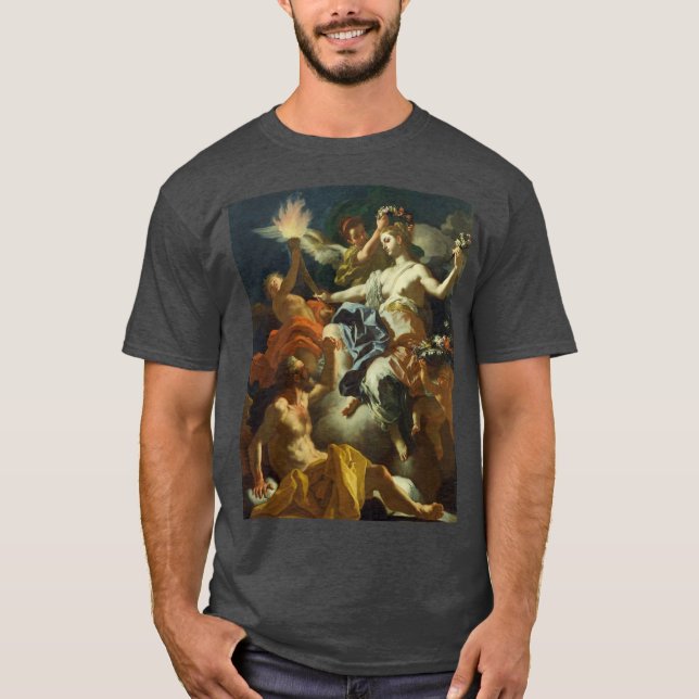 F. Solimena - Aurora Taking Leave of Tithonus T-Shirt (Front)