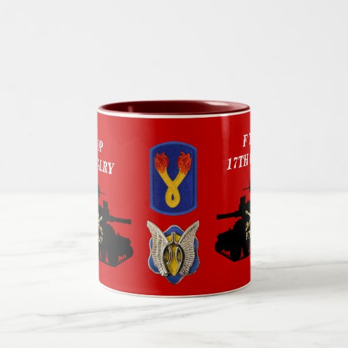 F Troop 17th Cavalry M551 Sheridan Mug