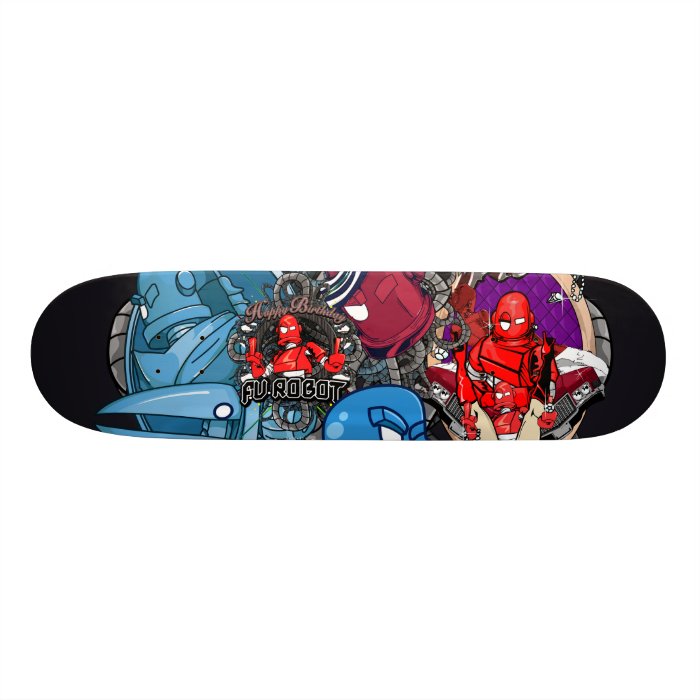 F.U. Robot Skateboard Decks