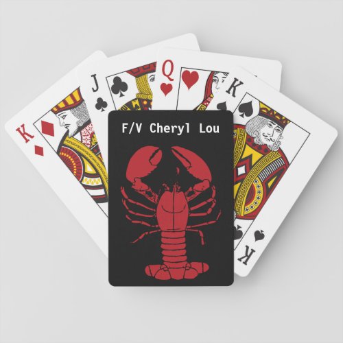 FV Cheryl Lou lobster Thunder_Cove Playing Cards