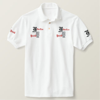 F, Y EMBROIDERED POLO SHIRT