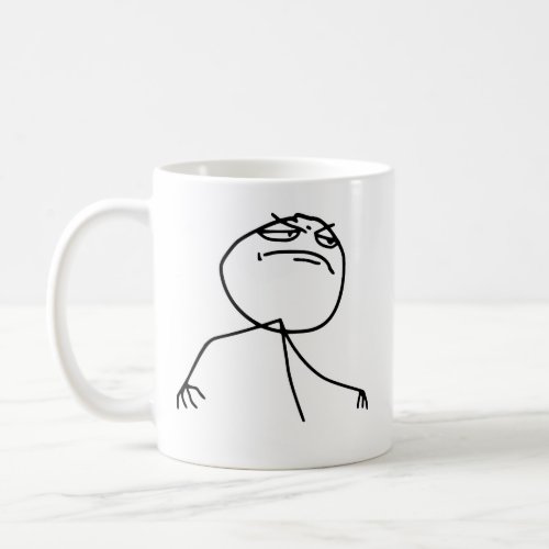F Yea Rage Face Meme Coffee Mug