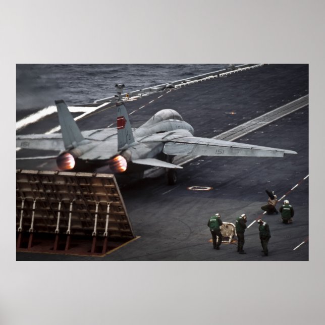FA-18 take off USS Stennis Poster (Front)