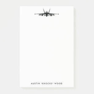 FA-18C Hornet Personalize Post-It Note Pad