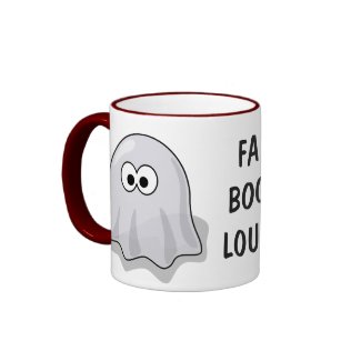 FA-BOO-LOUS Cute Cartoon Halloween Ghost mug