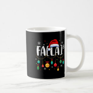Fa (la) 8 Funny Christmas Santa Fa La Math Teacher Coffee Mug