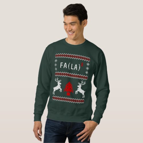 FALA8 Funny Math Ugly Christmas Sweater