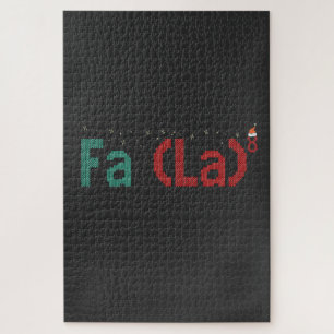 FA (LA)8 Funny Nerdy Math Christmas Xmas Gift Jigsaw Puzzle