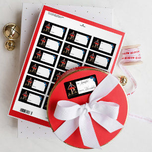 Fa La Christmas Nutcracker Ballet Dancer To & From Label