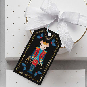 Fa La Christmas Nutcracker Mouse King To & From Gift Tags
