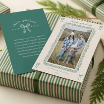 Fa La La Bow Vintage Sheet Music Photo Christmas