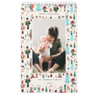 Fa La La Christmas Nutcracker Ballet Dancer Photo Calendar