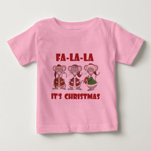Fa La La Christmas T-shirts and gifts (Front)