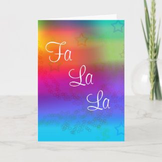 Fa La La Holiday Card