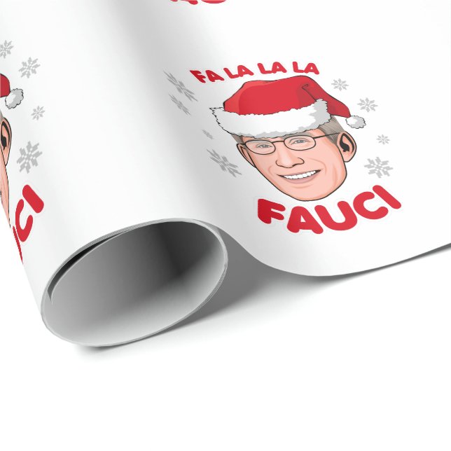 Fa La La La Fauci Wrapping Paper (Roll Corner)
