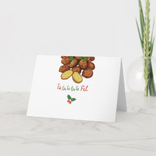 Fa la la la fel — Produce Pun Holiday Card