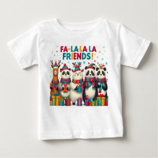 Fa-La-La-La Friends! – Adorable Christmas Animals Baby T-Shirt