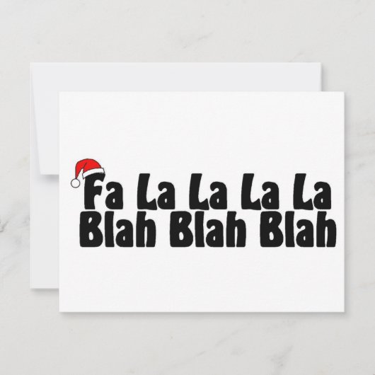 Fa La La La La Blah Blah Blah (Front)