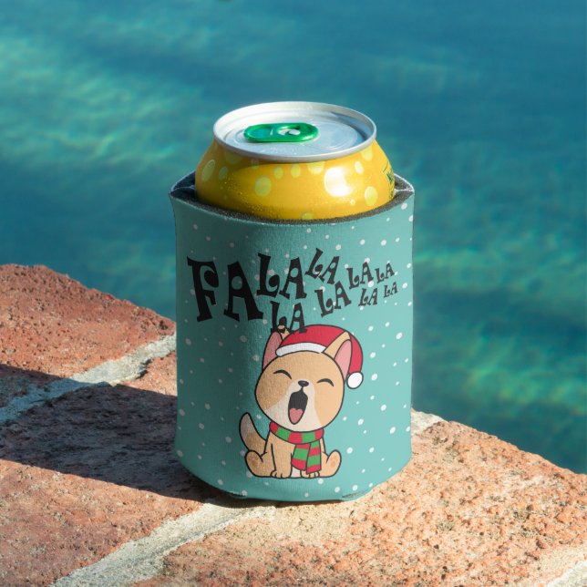 Fa La La La La Christmas Dog Singing | Can Cooler (In Situ Pool)