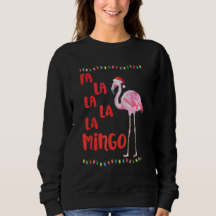 Fa La La La La Flamingo Fun Christmas In July Sweatshirt