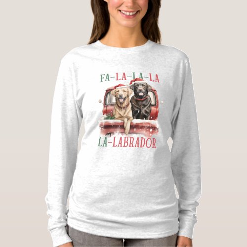 FA LA LA LA Labrador T_Shirt