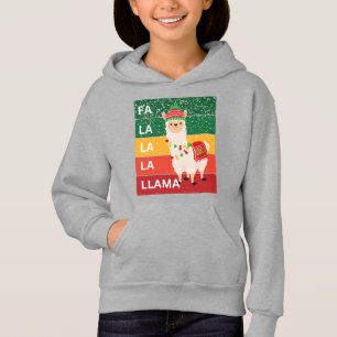 FA LA LA LA LLAMA HOODIE