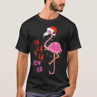 Fa La La La Mingo Flamingo For Christmas Xmas Gift T-Shirt
