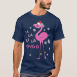 Fa La La La Mingo Funny Flamingo Christmas T-Shirt