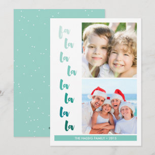 Fa la la la Ombre Christmas Holiday