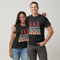 Fa la la la Retro Groovy Christmas Holidays T-Shirt