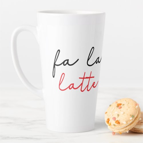 Fa La La Latte Customizable Coffee Cup for Chris