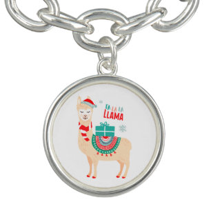 Fa La La Llama Christmas Bracelet