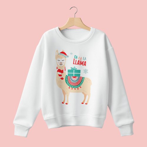 Fa La La Llama  Christmas Sweatshirt