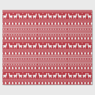 Fa-La-La Llama Christmas Wrapping Paper
