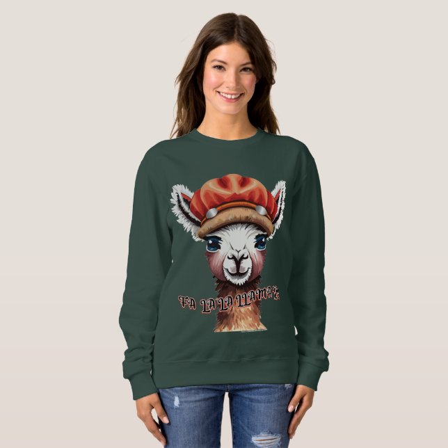 FA LA LA LLAMA LA! SWEATSHIRT (Front Full)