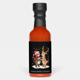 Fa La La Llama Xmas Lights Sloth Riding Llama Chri Hot Sauces