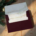 Fa La La Magical Gold Sparkle Christmas Carol Envelope<br><div class="desc">Introducing the "Fa La La Magical Gold Sparkle Christmas Carol Burgundy Envelope, " a perfect blend of elegance and festive cheer to enhance your holiday correspondence. Designed to capture the very essence of Christmas joy and celebration. The envelope's rich burgundy color serves as a stunning backdrop for the intricate design...</div>