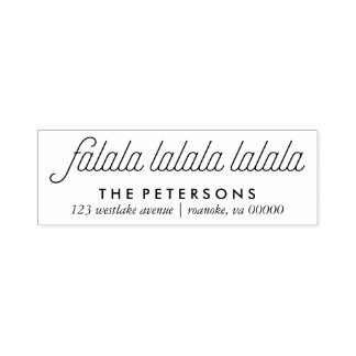 Fa La La Merry Christmas Self-inking Stamp