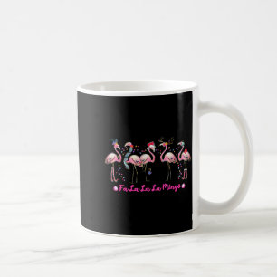 Fa La La Mingo Flamingo Christmas Tree Lights Troc Coffee Mug