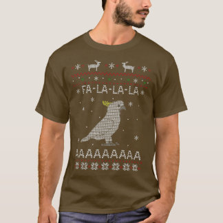 FA LA LA Ugly Christmas Sulfur Cockatoo T-Shirt