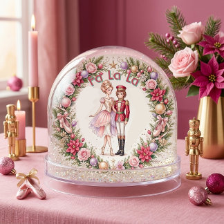 Fa La La Wonderland Sugar Plum Fairy Nutcracker Snow Globe