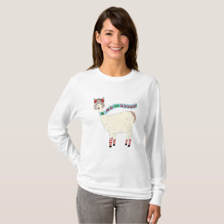 Fa La Llama La Christmas design T-Shirt