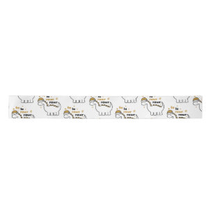 Fa La Rawr Rawr Dinosaur Satin Ribbon