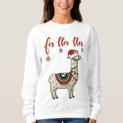 Fa Lla Lla Llama Christmas Sweater