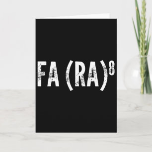 Fa (ra) 8 Funny Christmas Story Asian Singing La M Card