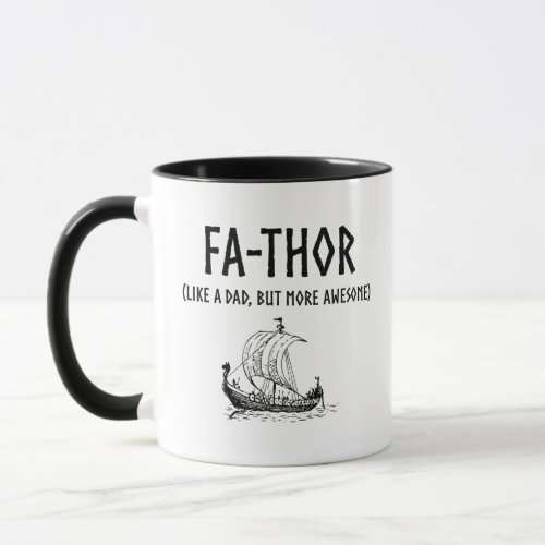 Fa_Thor Funny Fathers Day Mug