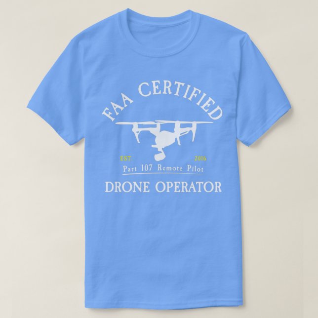 FAA Certified Drone Pilot Triblend  T-Shirt (Design Front)