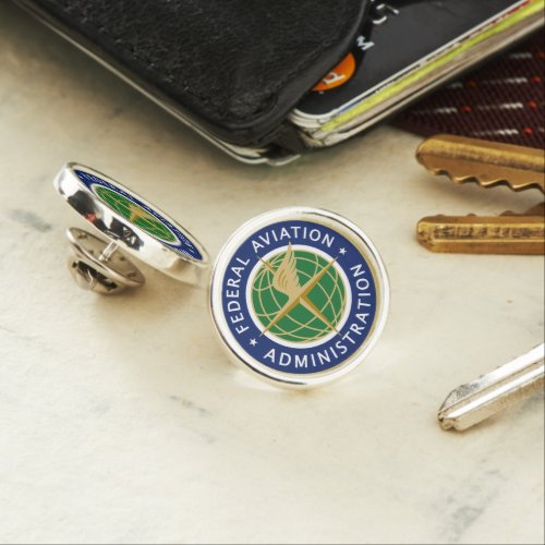FAA Federal Aviation Admin Tie Tack Hat Lapel Pin