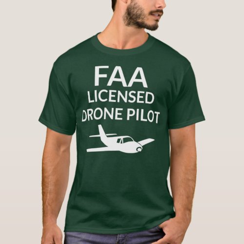 FAA Licensed Drone Pilot Quadrocopter Unisex  T_Shirt